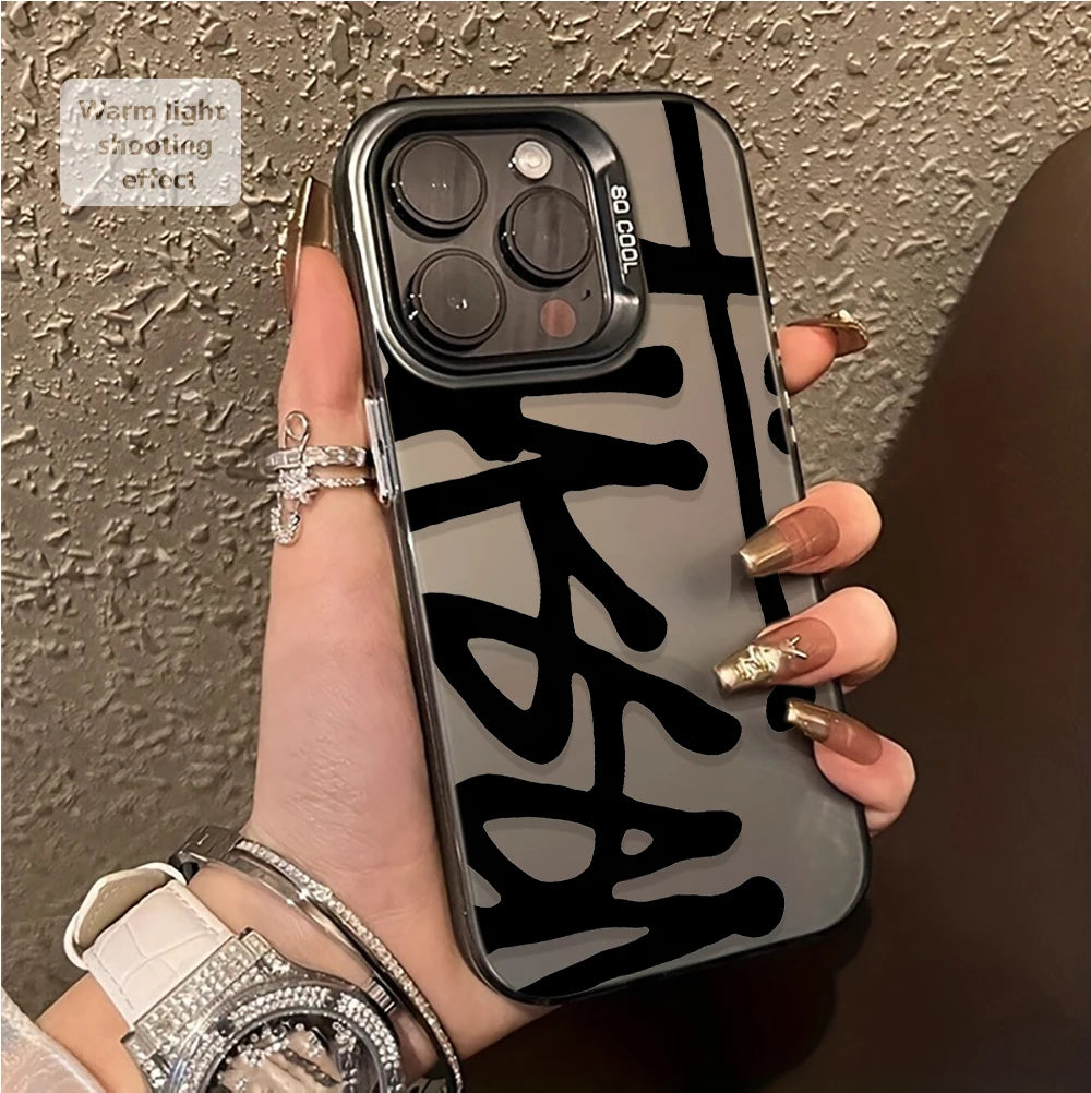 Creative Stylish iPhone Case - Trendy Protective Cover