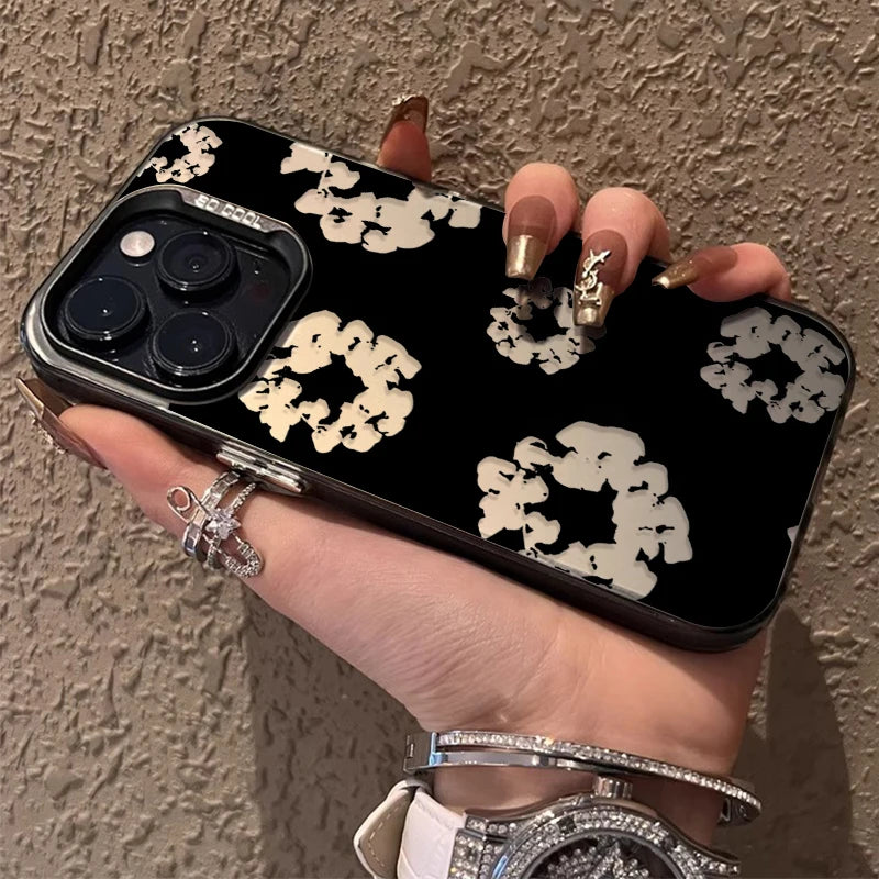 Denim Texture iPhone Case - Vintage Fabric Style Shockproof Cover