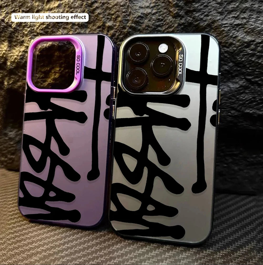 Creative Stylish iPhone Case - Trendy Protective Cover