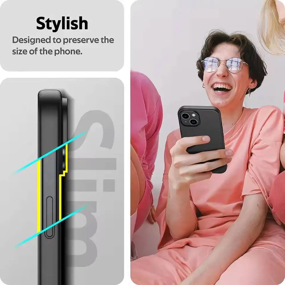 Fashion Logo iPhone Case - Soft TPU Skin-Friendly Cover