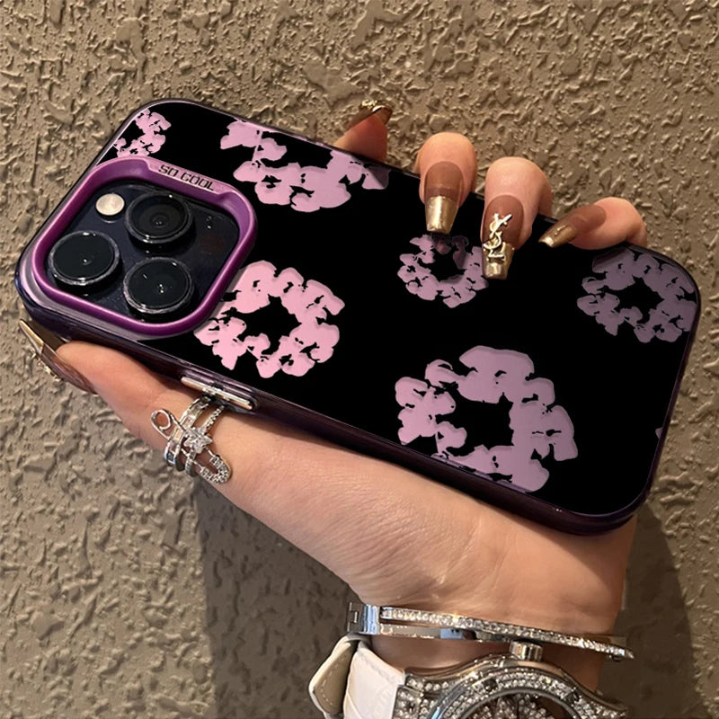 Denim Texture iPhone Case - Vintage Fabric Style Shockproof Cover